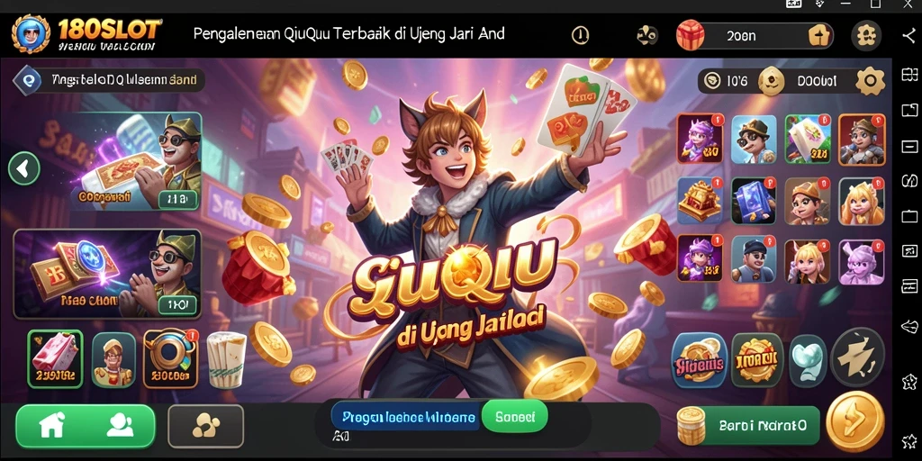 Tampilan gameplay QiuQiu yang menarik di 180SLOT.