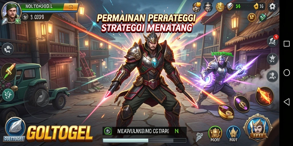 Tampilan menarik dari GOLTOGEL dengan aksi strategi yang seru.