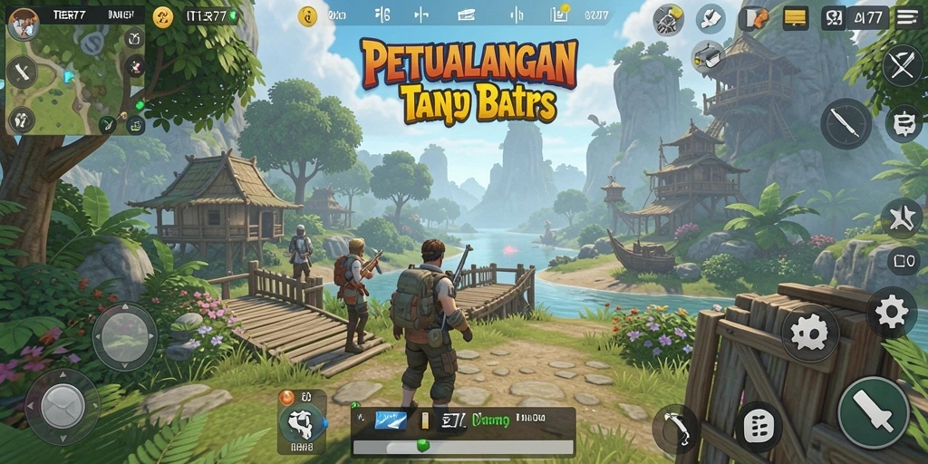 Tampilan gameplay terbuka yang menakjubkan di INTER77.