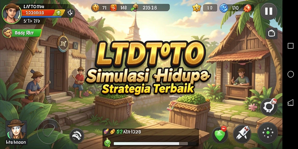Tampilan gameplay LTDTOTO dengan interaksi karakter yang menarik.