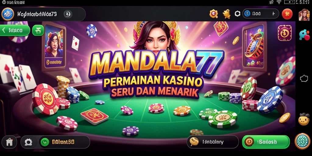 Menggambarkan gameplay seru MANDALA77 dengan visual yang menarik.
