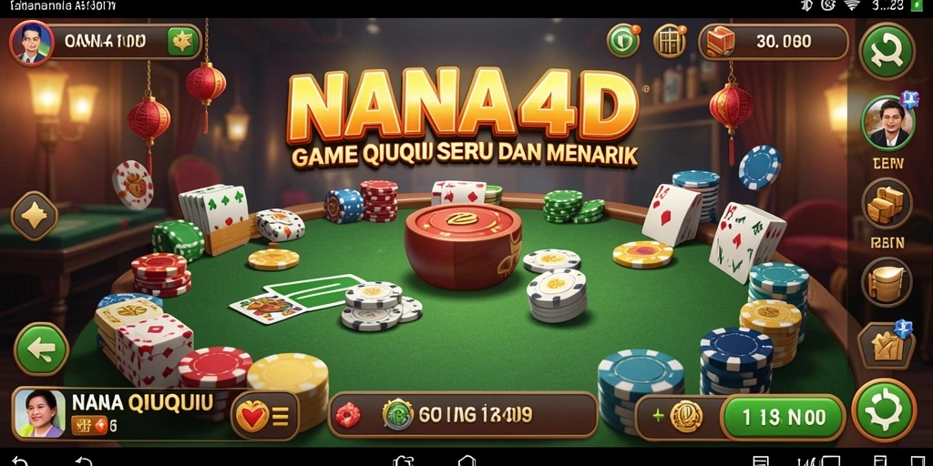 Tampilan gameplay QiuQiu yang menarik di NANA4D.