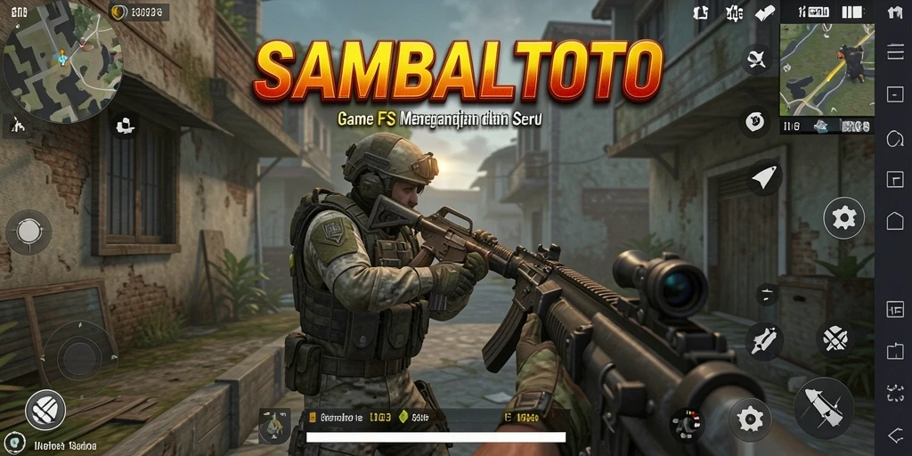 Tangkapan layar gameplay seru SAMBALTOTO dengan aksi tembak-menembak yang mendebarkan.