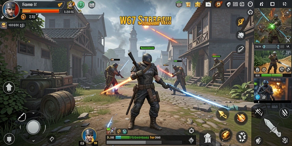 Tampilan gameplay seru dan mendalam dari W67.