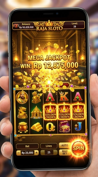 Tampilan utama aplikasi rajasloto dengan berbagai pilihan aplikasi.